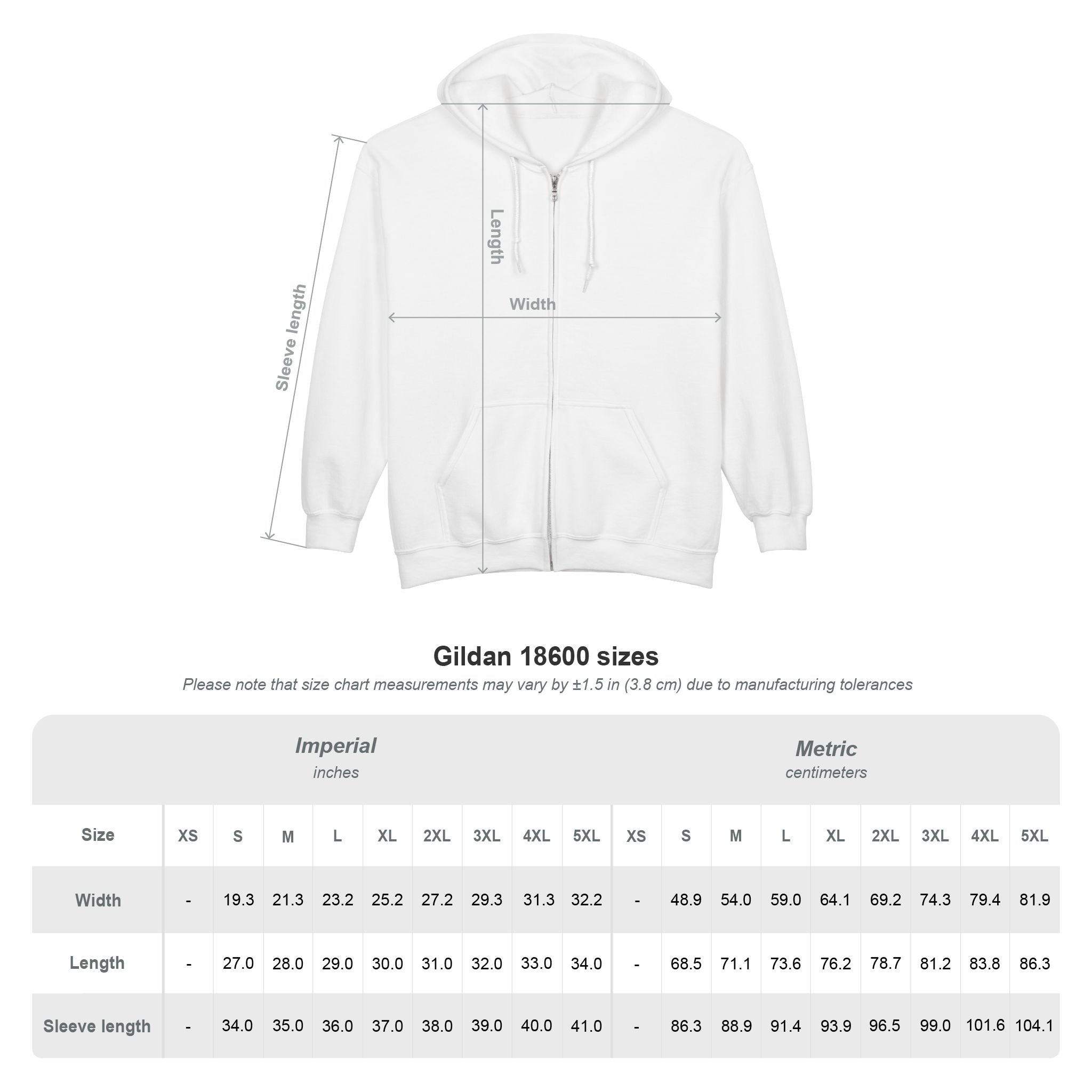 Size Chart for First Day of School Hoodie – Freshman Glow-Up to Semester Burnout