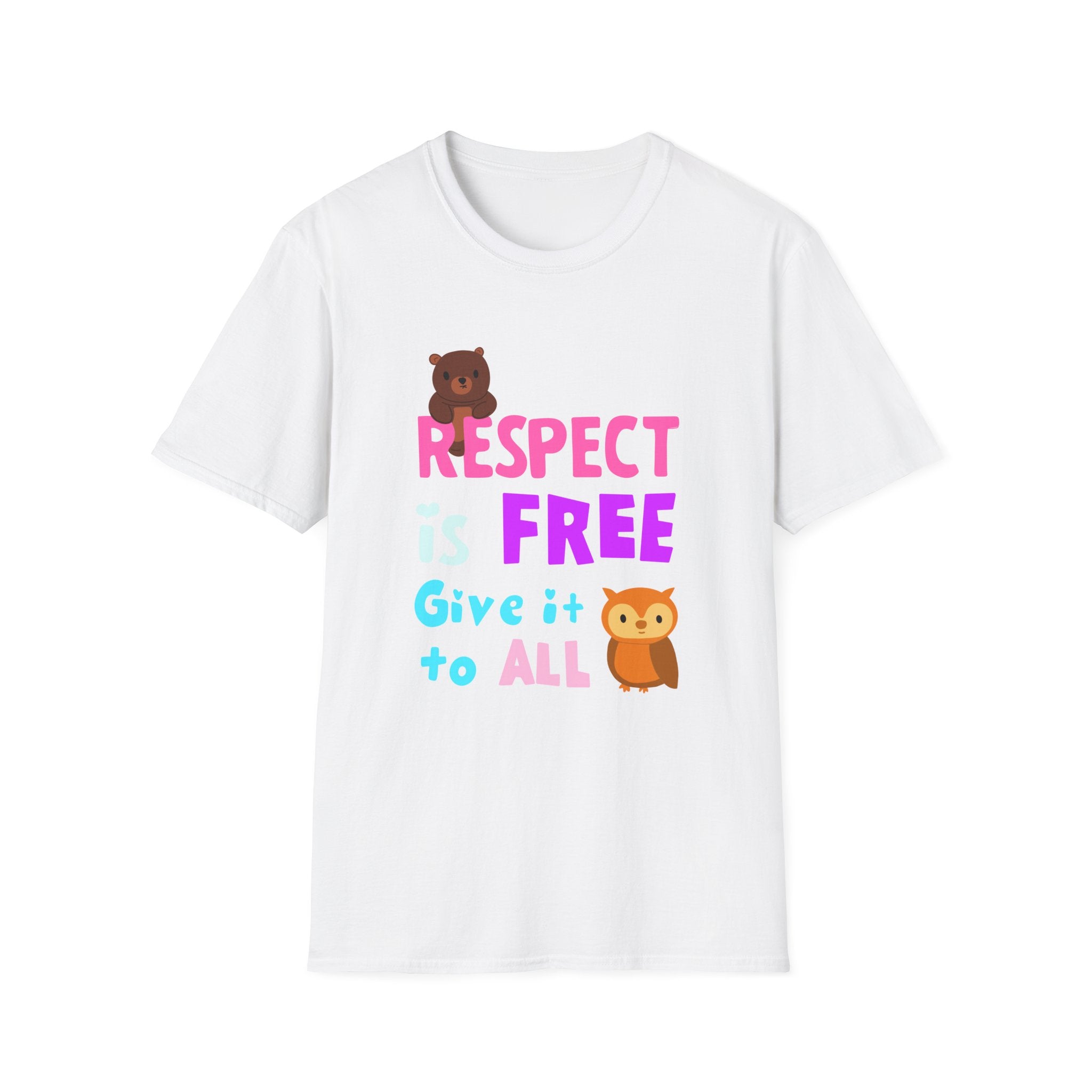Respect Is Free Inspirational T-Shirt
