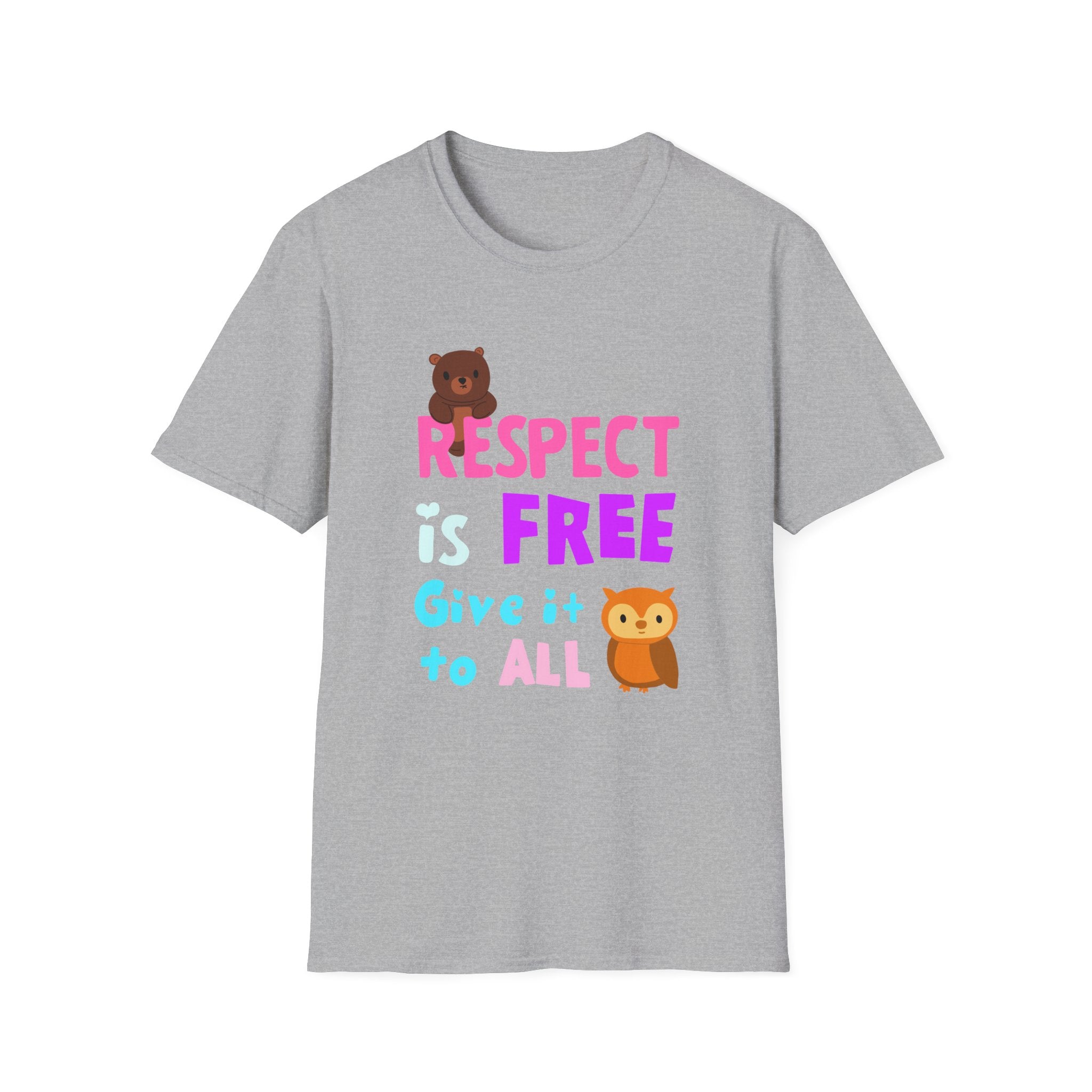 Respect Is Free Inspirational T-Shirt
