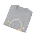Promoted to Grandma T-Shirt – Cute Floral Unisex Tee