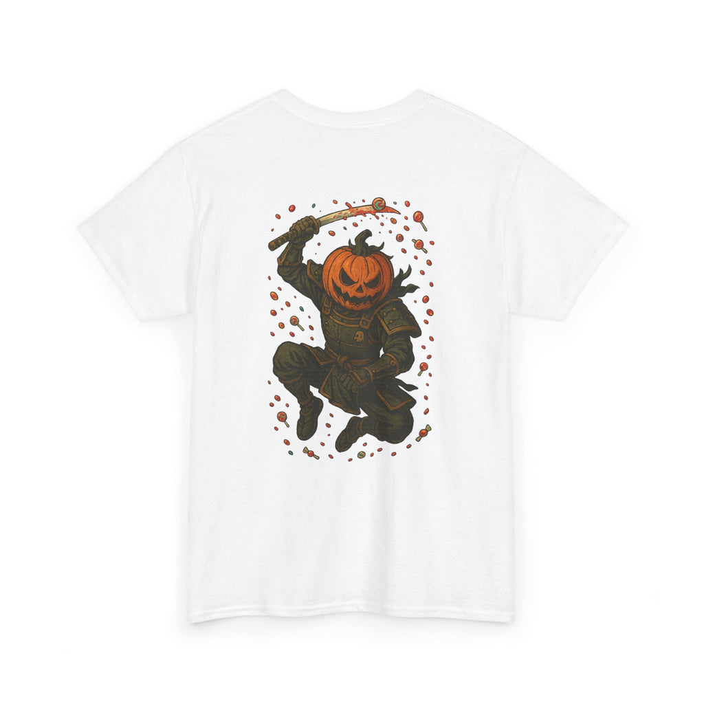 Pumpkin Samurai Back Graphic Tee
