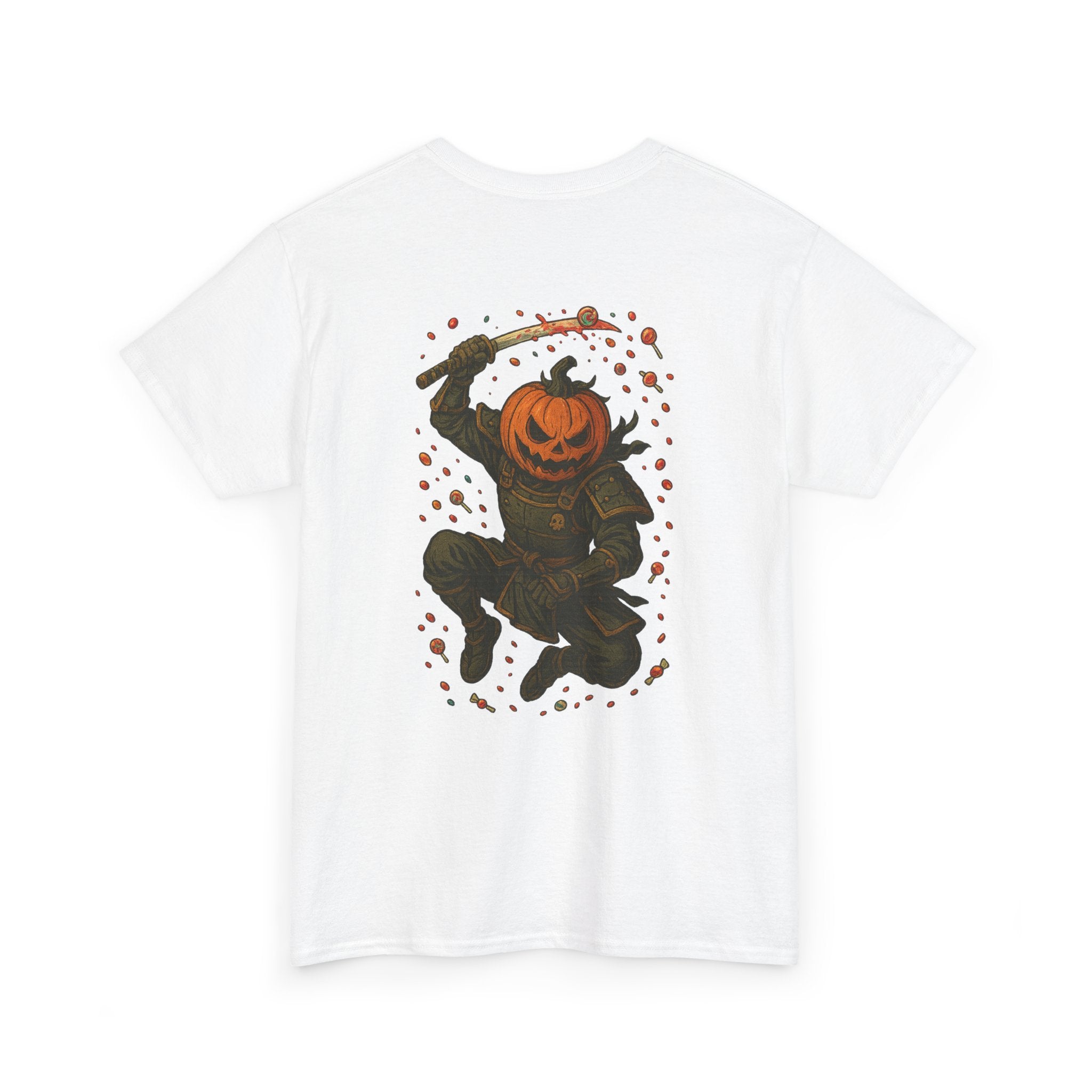 Pumpkin Samurai Back Graphic Tee