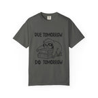 Procrastination Sloth Tee –  “Due Tomorrow, Do Tomorrow”