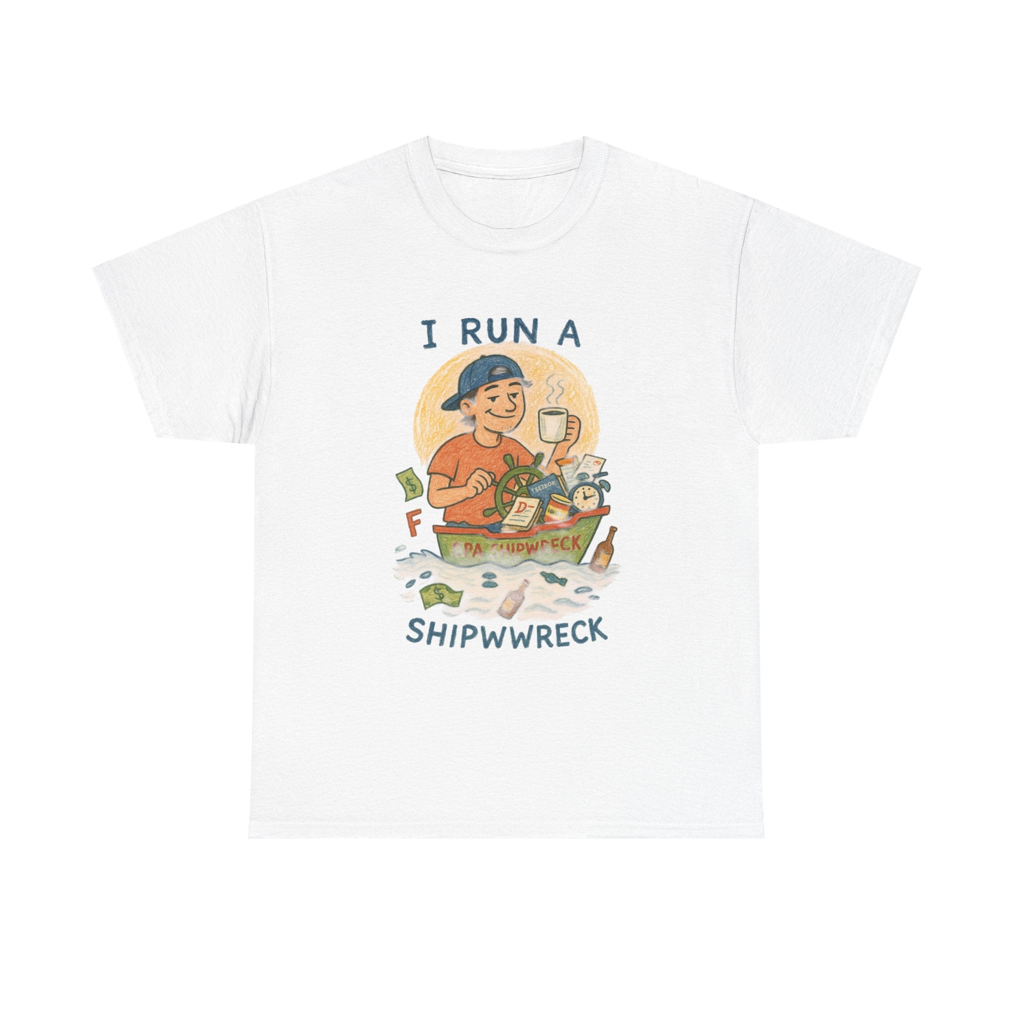 I Run a GPA Shipwreck T-Shirt – Funny Unisex College Tee for Students