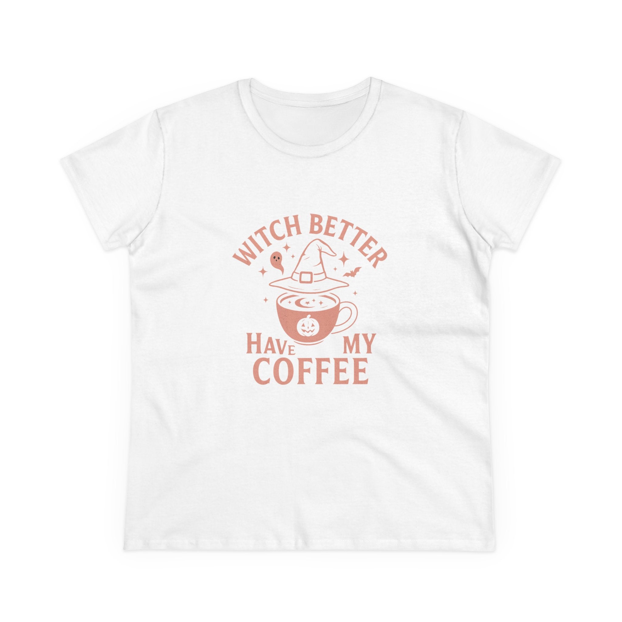 Witch Coffee Tee, Cute Halloween Shirt