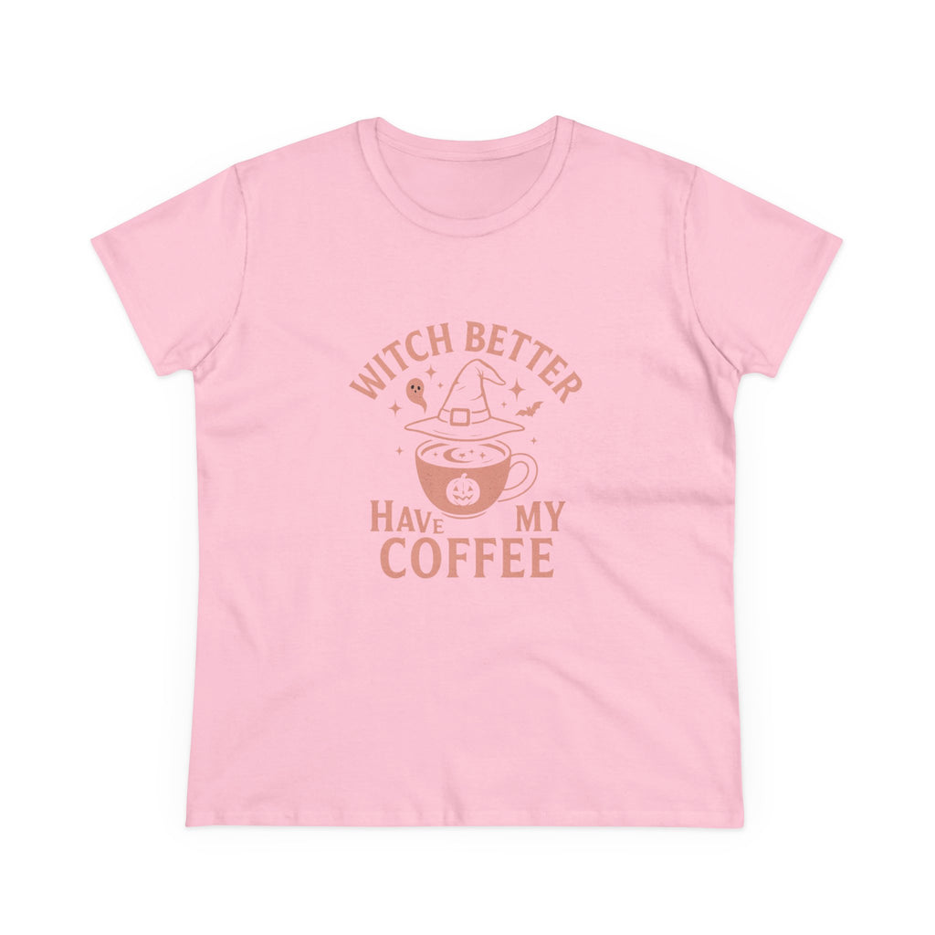 Witch Coffee Tee, Cute Halloween Shirt