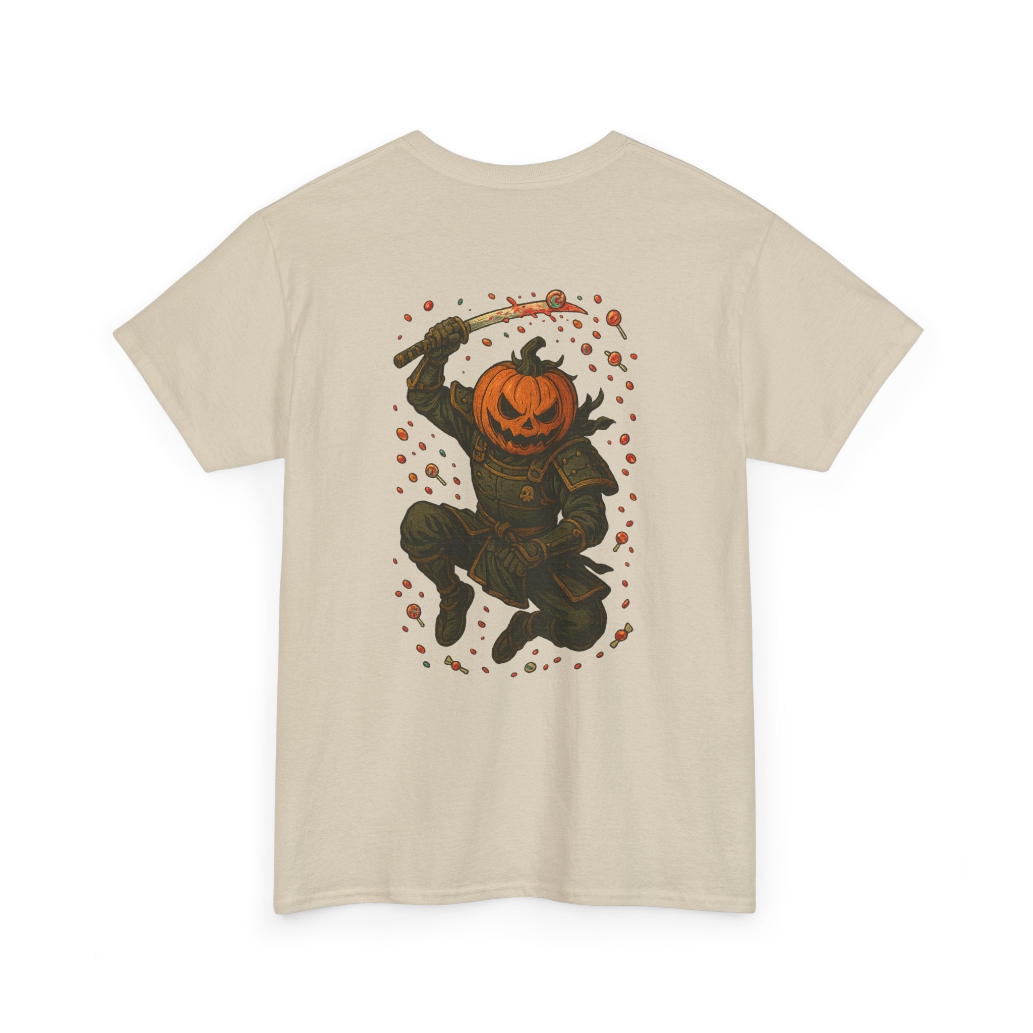 Pumpkin Samurai Back Graphic Tee