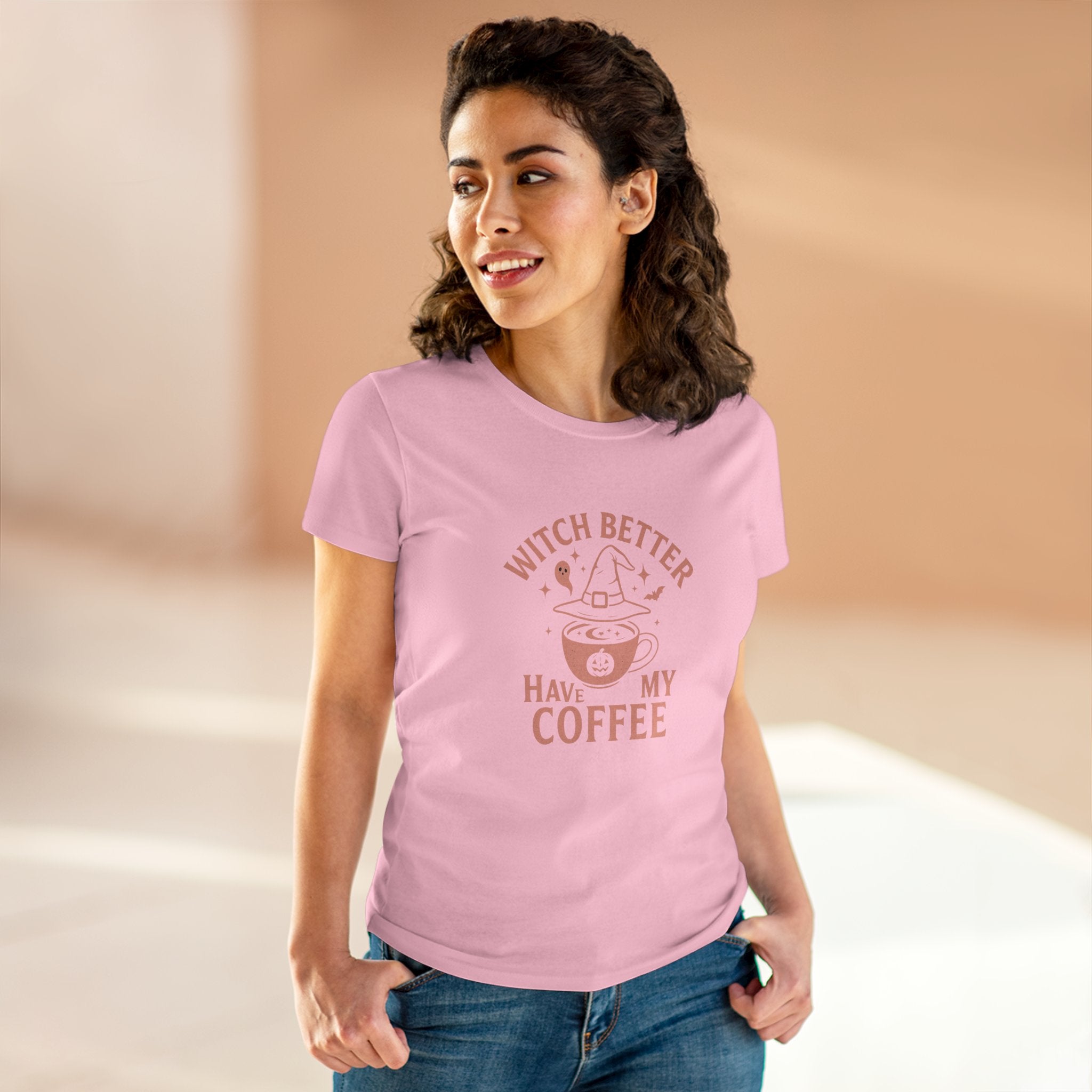 Witch Coffee Tee, Cute Halloween Shirt