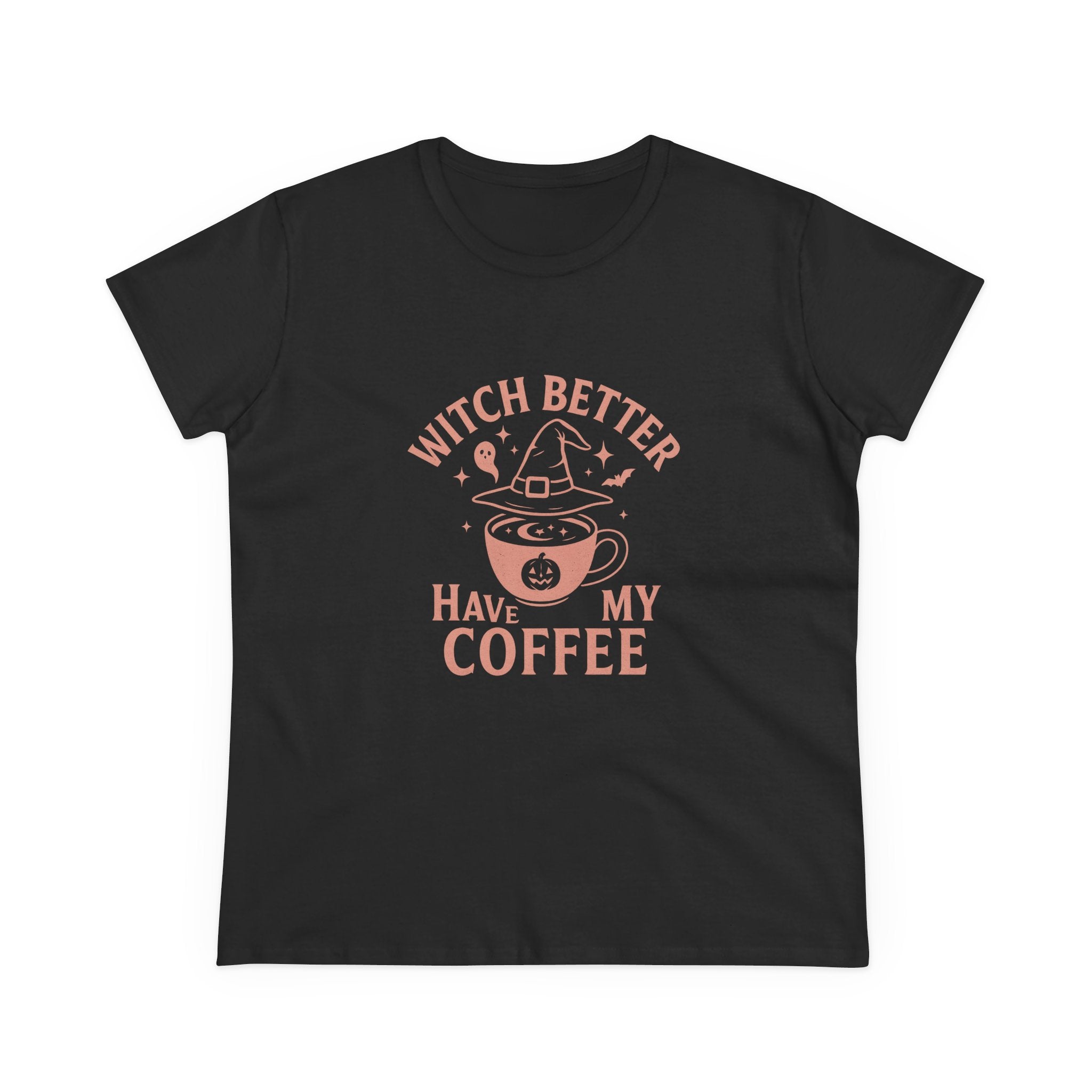Witch Coffee Tee, Cute Halloween Shirt