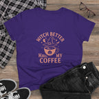 Witch Coffee Tee, Cute Halloween Shirt