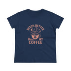 Witch Coffee Tee, Cute Halloween Shirt