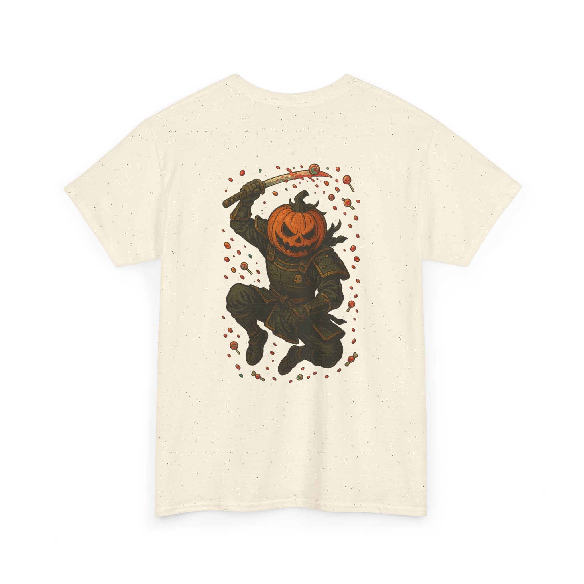 Pumpkin Samurai Back Graphic Tee