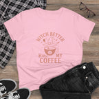 Witch Coffee Tee, Cute Halloween Shirt