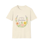 Promoted to Grandma T-Shirt – Cute Floral Unisex Tee
