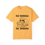 Procrastination Sloth Tee –  “Due Tomorrow, Do Tomorrow”