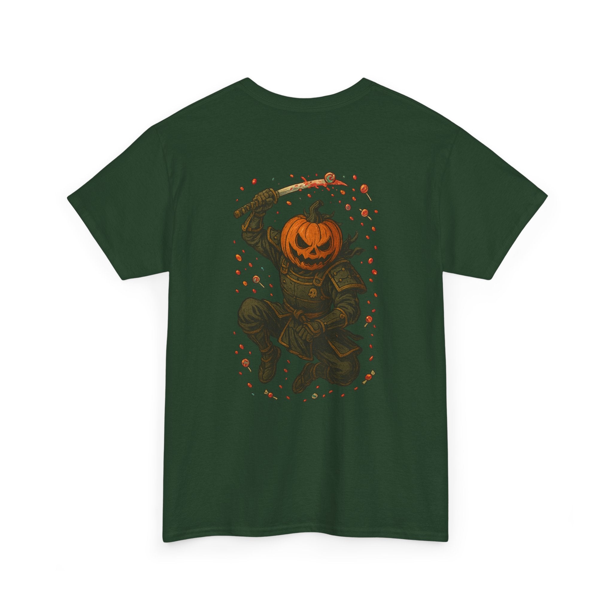Pumpkin Samurai Back Graphic Tee