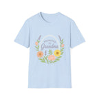 Promoted to Grandma T-Shirt – Cute Floral Unisex Tee