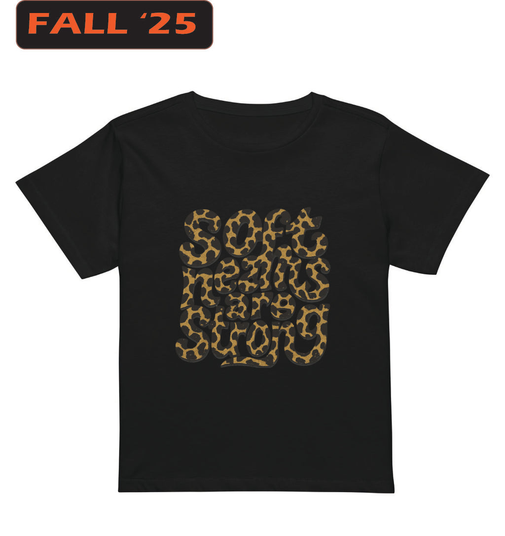 Soft Hearts are Strong High-waisted t-shirt