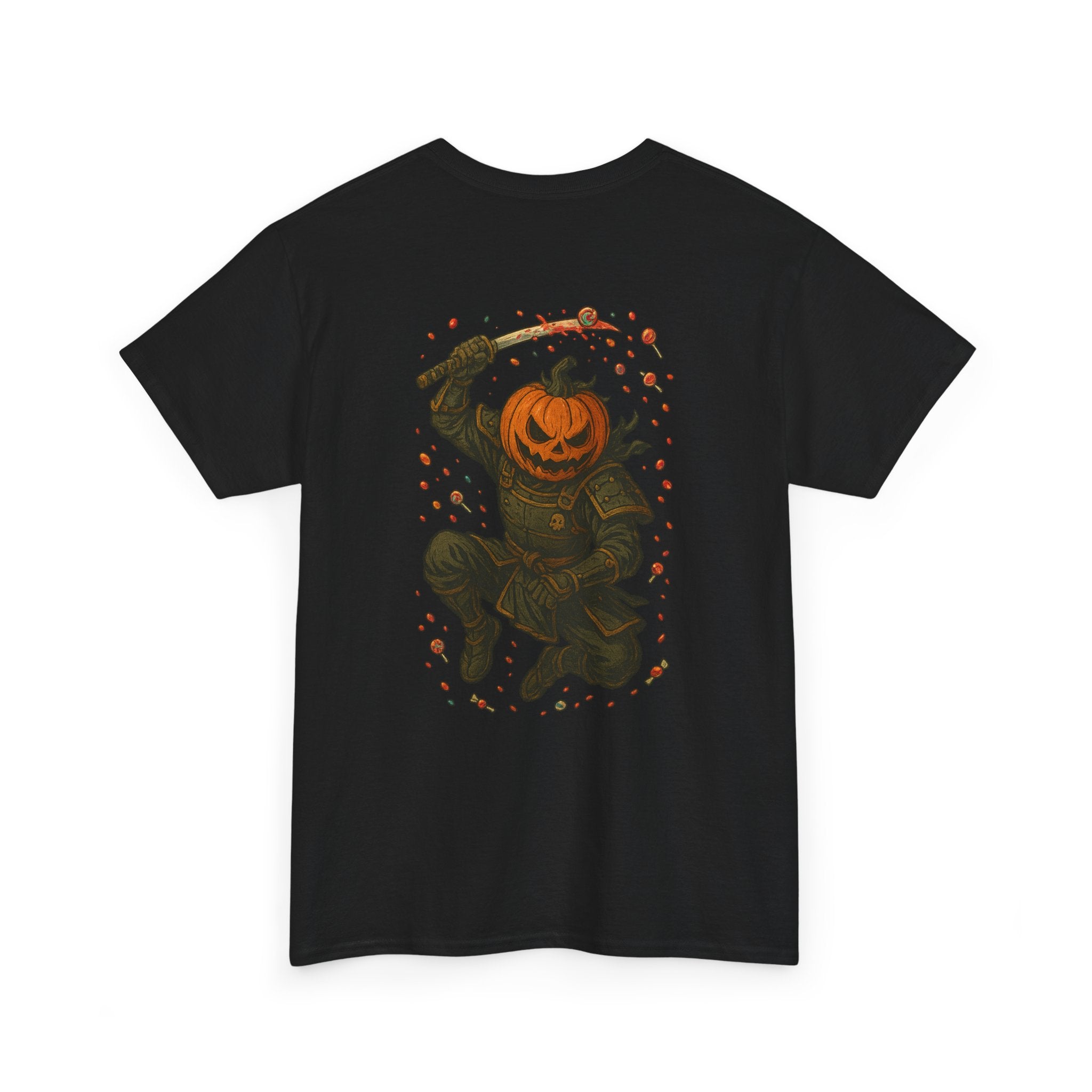 Pumpkin Samurai Back Graphic Tee