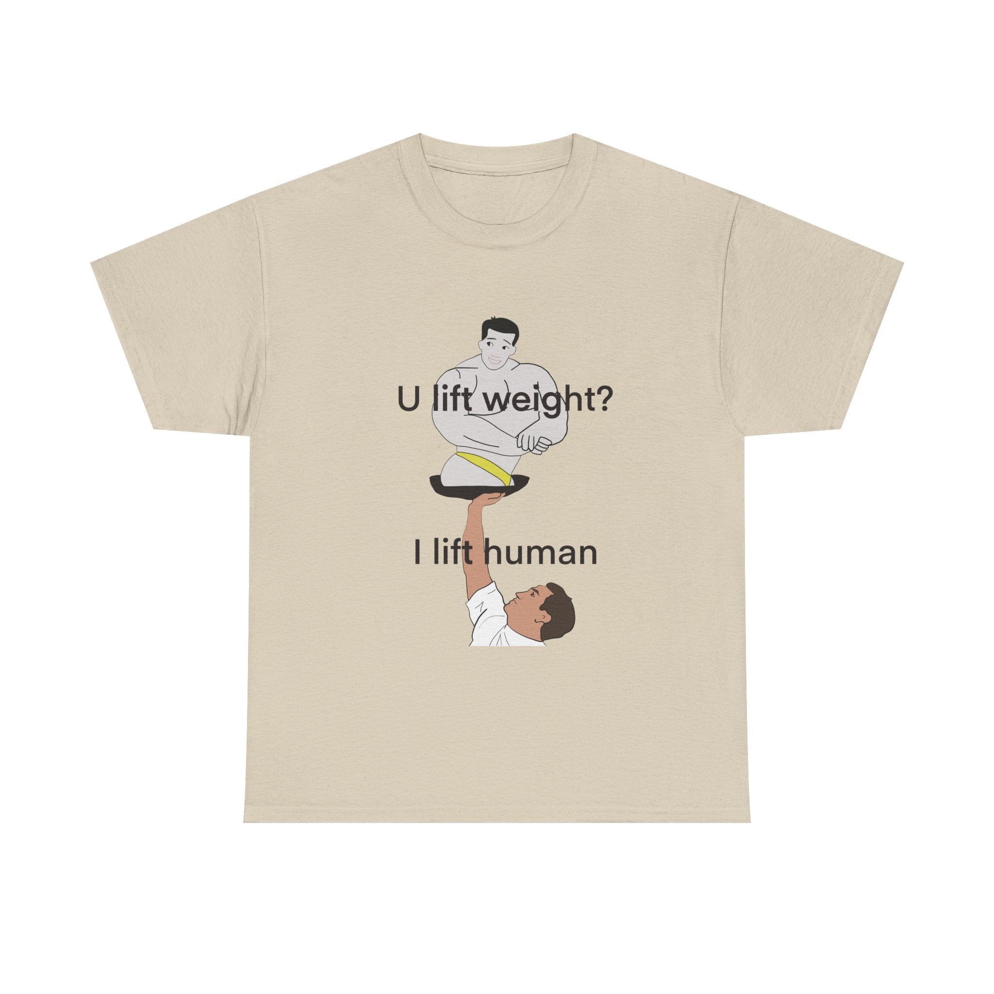 U Lift Weight? I Lift Human Funny Cheerleader T-Shirt