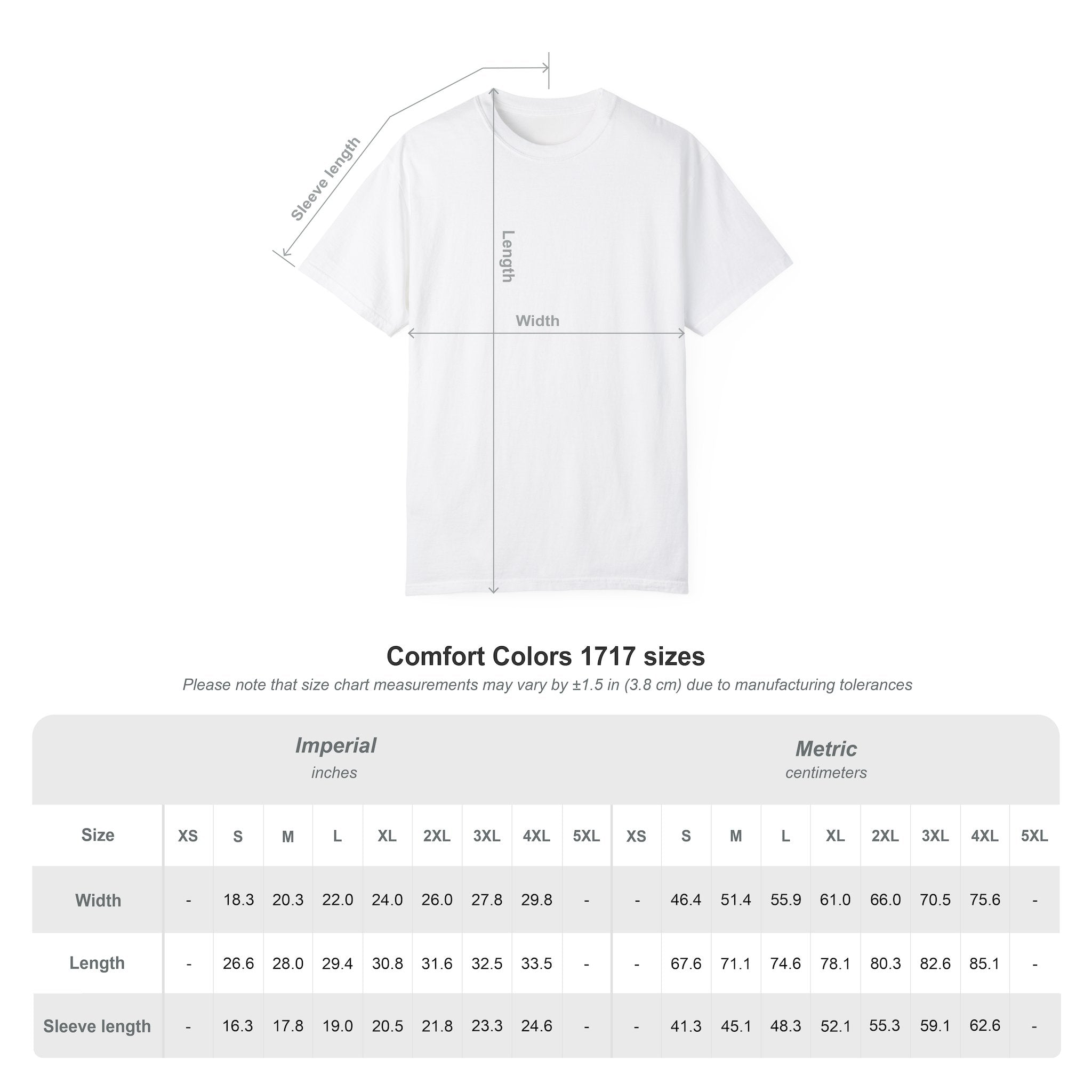 Size Chart for Mommy Juice T-Shirt – Funny Parent Tee for Moms Who Deserve a Sip